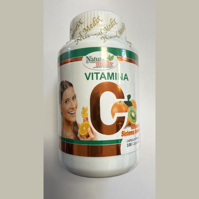 Vitamina C x 100 cápsulas de 500mg