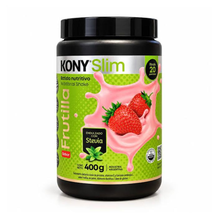 Batido Nutritivo Frutilla x 400g – Kony Slim